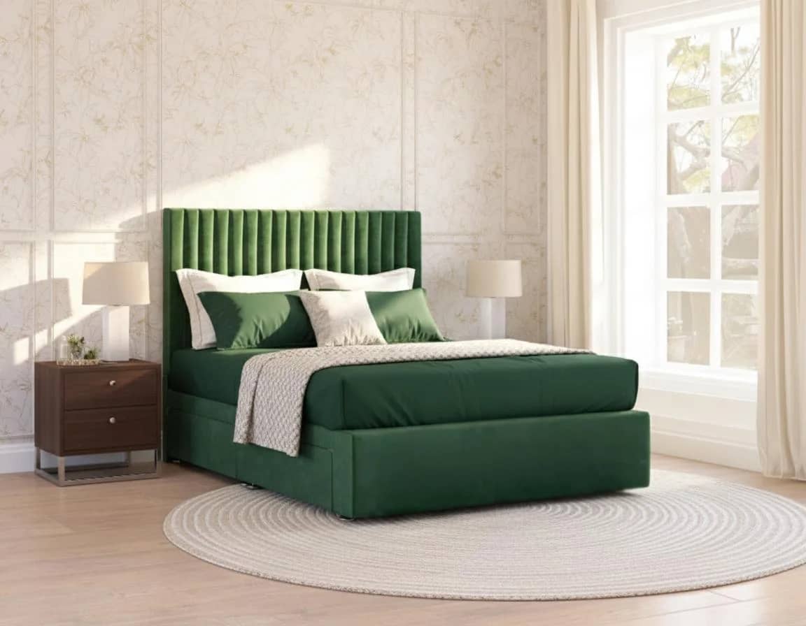 Alicia Bed in green