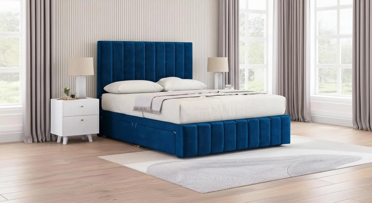 Orozco Bed in blue