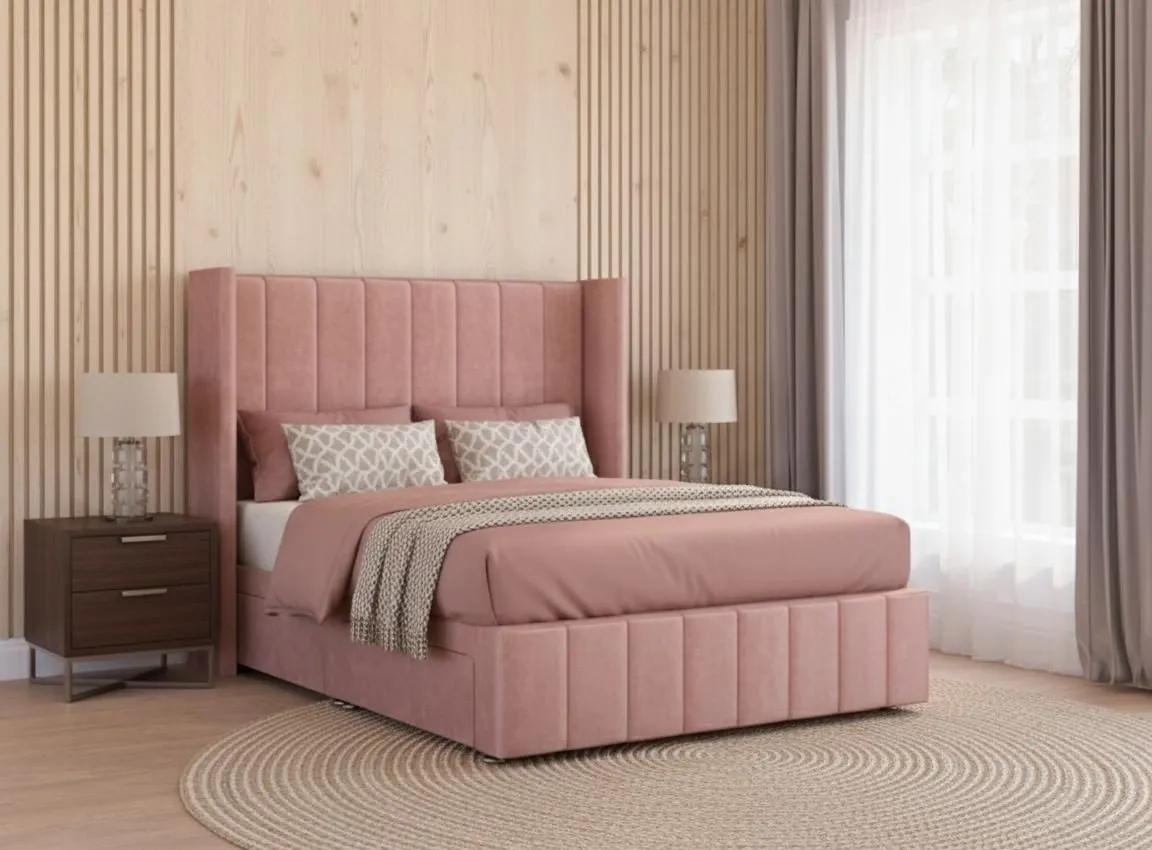 Verona Bed in pink