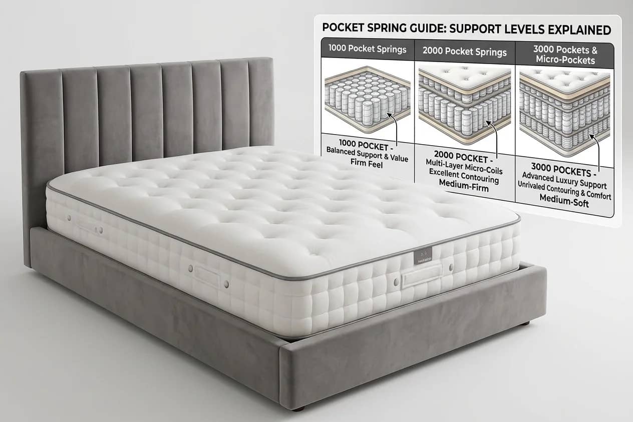 1000 Pocket Sprung Mattress