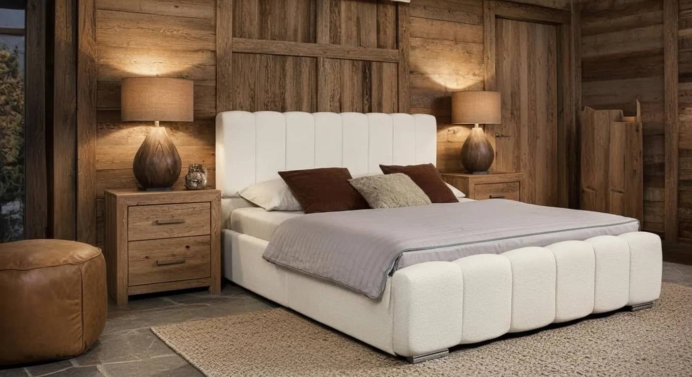 Evoque bed made up with a fresh mattress
